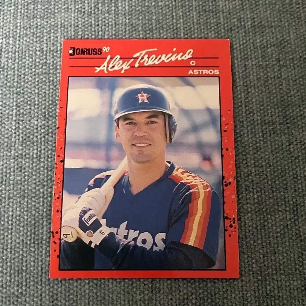 1990 Donruss Houston Astros Baseball Card Trading Card